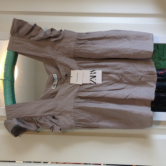 NWT Zara Alexia Blouse - Picture 5 of 7